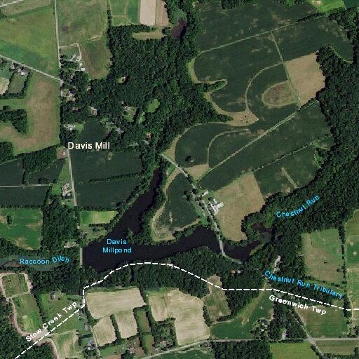 Smoke reported in woods near Davis Mill Road