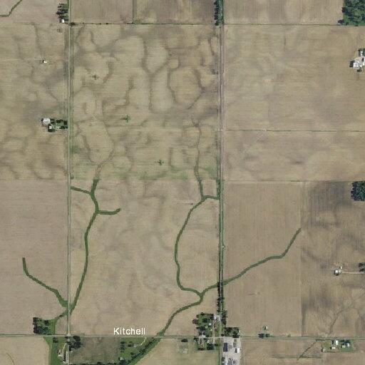 Driver hit mailbox on East Kitchel Road