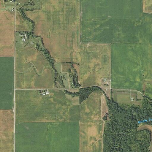 Small unattended ditch fire on County Road 600 N