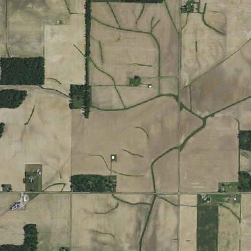 Parked truck checked near farm field in Milton