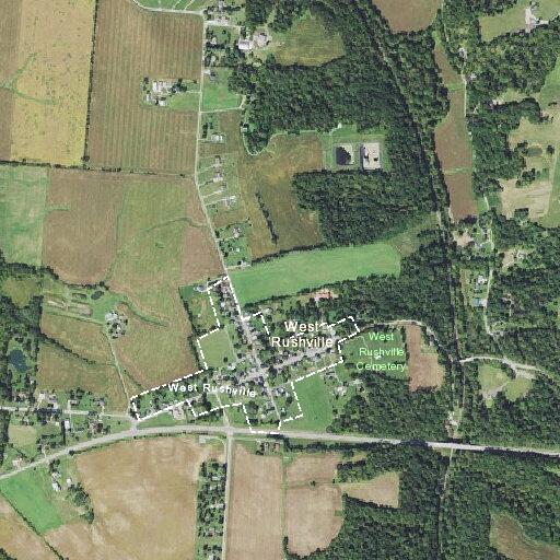 Person experiencing abdominal pain near West Rushville