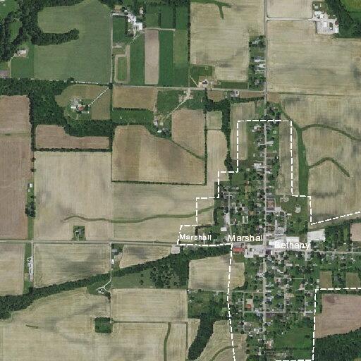 Large brush fires spreading near Marshall woods