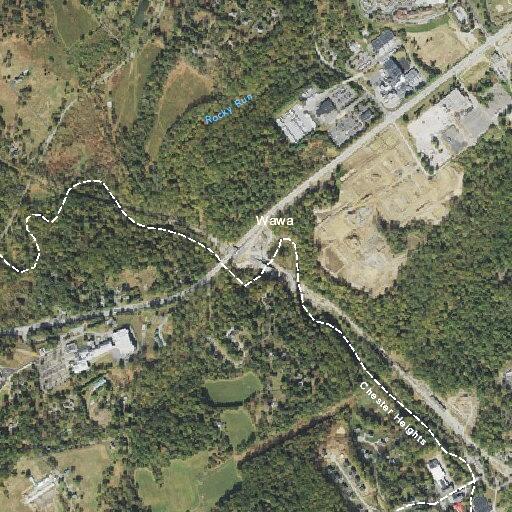 Fire response near Miller Way in Aston Township