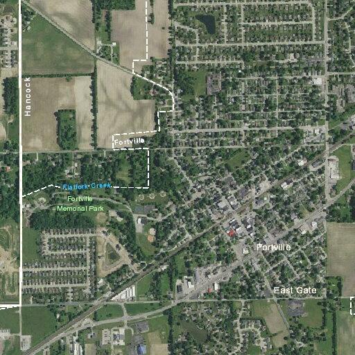 Malfunctioning railroad crossing arms in Fortville
