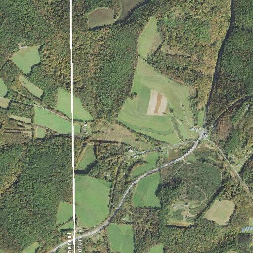 Low utility line across Allegheny Road