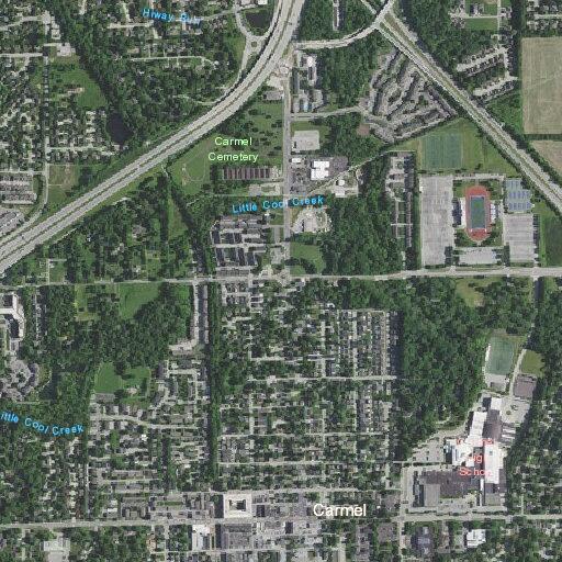 Person choking near W Main St in Carmel