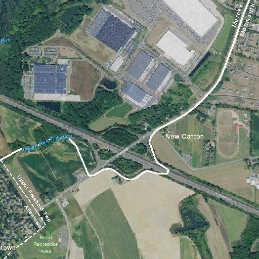 Brush fire reported on Old York Road