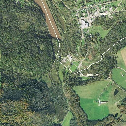 Vehicle off roadway near ODOT complex in Freeport