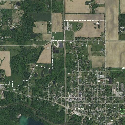 Road closure at Church and Long in Eaton