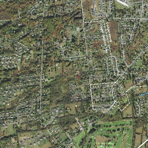 Mailbox reported destroyed at Locust Valley Road