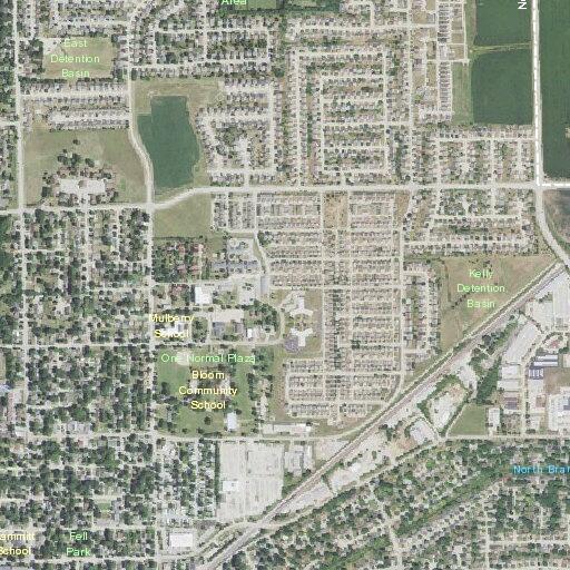 Abdominal pain reported in female near Pine Street