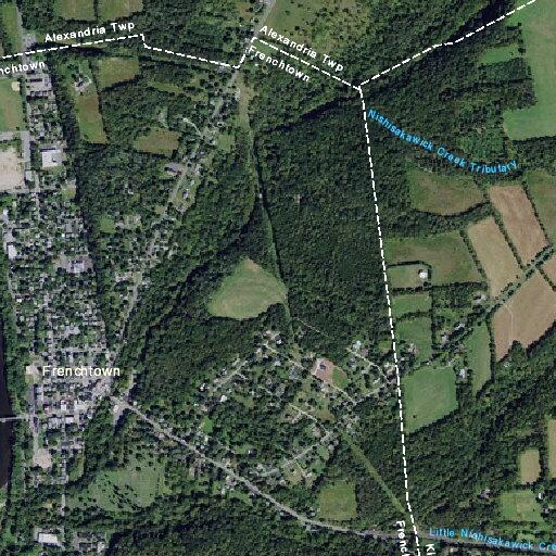 Tree blocking part of roadway near Route 12