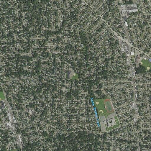 Person experiencing abdominal pain near Brookside Avenue