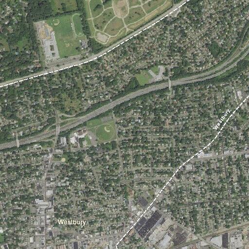 Two-car crash near Post Avenue in Westbury