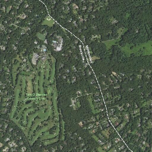 Utility wires down on Brookville Road