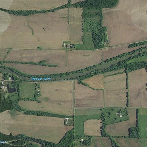 Truck hauling hay stopped on roadway