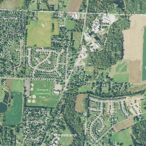 Single-vehicle crash at Middlebranch
