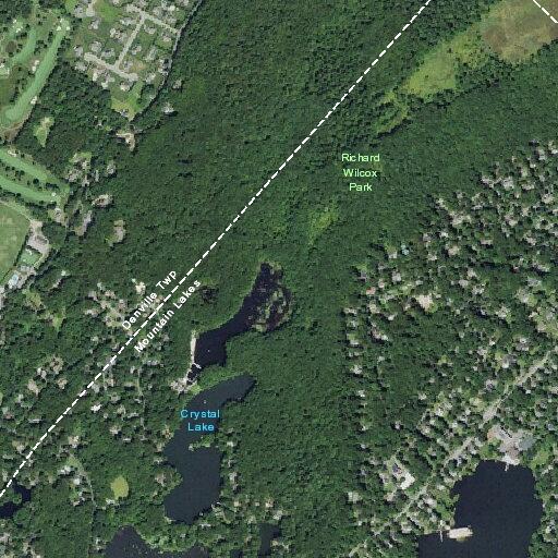 Downed wire and trees blocking Crystal Road
