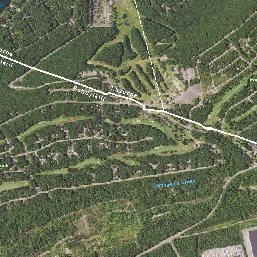 Utility lines down in yard on Masters Lane