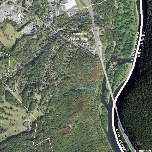 Person suffering breathing problems at Delaware Water Gap