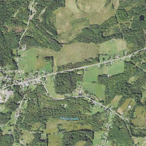 Tree blocking southbound US-219 near Luthersburg