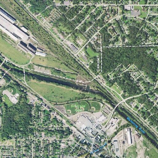 Strong natural gas odor near cemetery on Liberty St