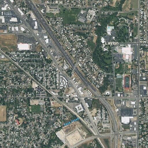 Property crash on Layton Parkway over I-15