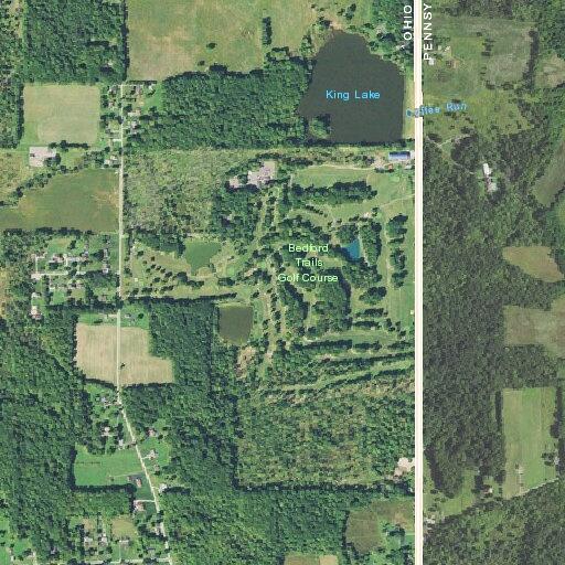 Elderly woman walking shirtless on South State Line Road