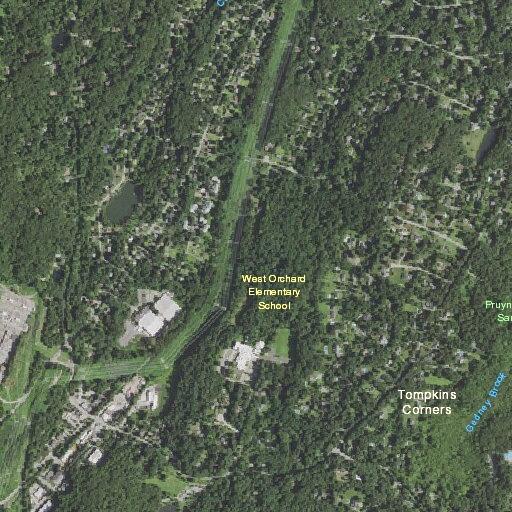 Neighbor structure and brush fire on Sawmill River Road