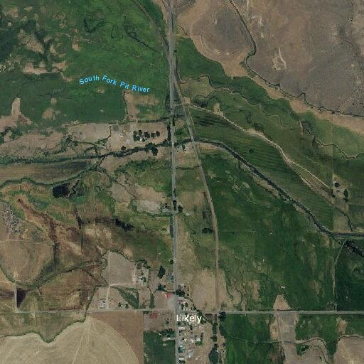 Single car crash on US-395 near Likely
