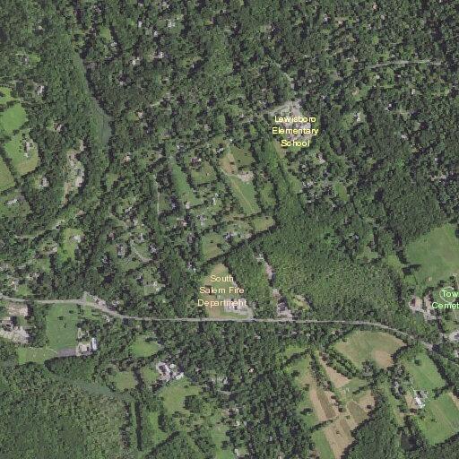 Tree blocking roadway at Route 35 and Route 124