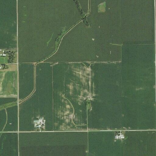 Controlled burn at rural address near Grant Park