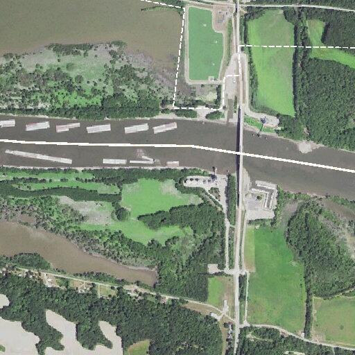 Check for flooding near boat club on Highway 89