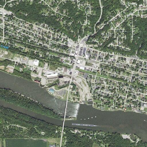 Boat reported near dam in Marseilles