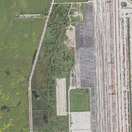 Smoke detector alarm at industrial park business
