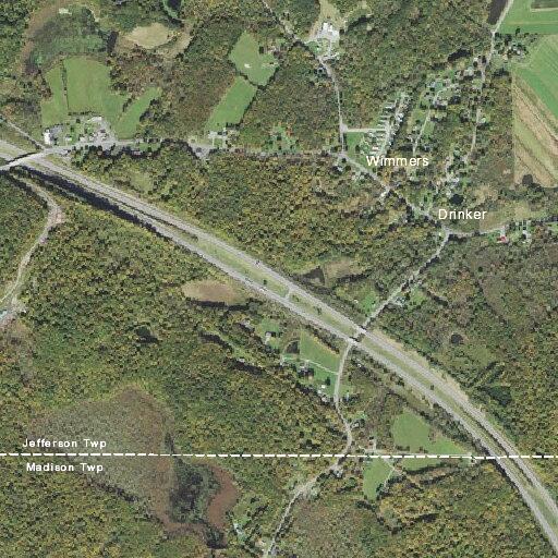 Female reports back pain near Aberdeen Road in Jefferson Township