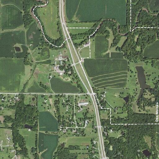 Single car slides into ditch on Highway 65/69