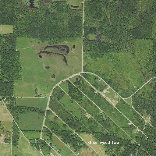 Tree blocking roadway on F Road in Crawford County