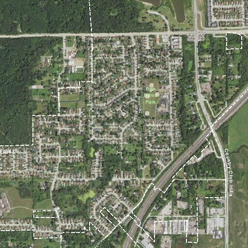 Utility lines reported down on Forest Avenue
