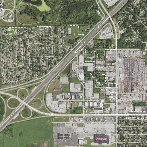 Commercial fire alarm on Frontage Road