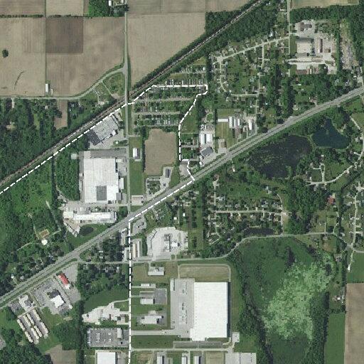 Vehicle crash near Family Express parking lot