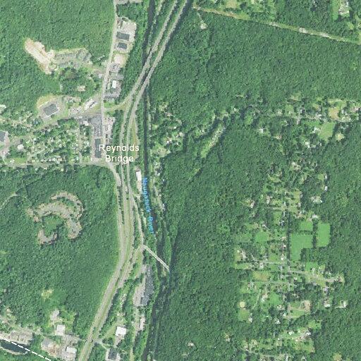 Traffic hazard at Route 8 off-ramp in Thomaston