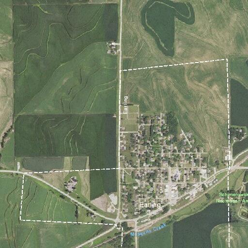 76-year-old man falls at residence in Earling, Iowa