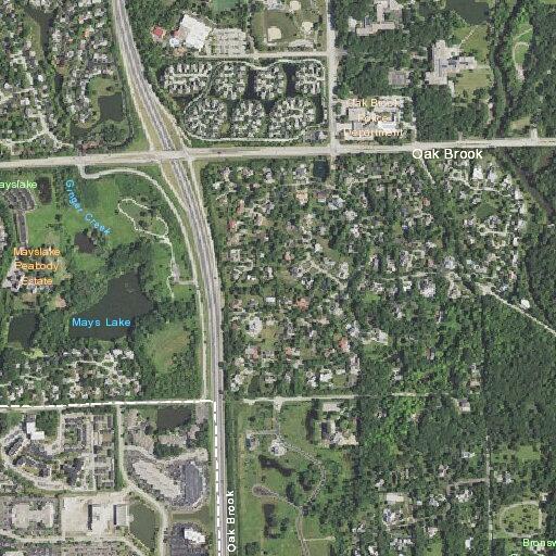 House fire on Indian Trail Road in Oak Brook