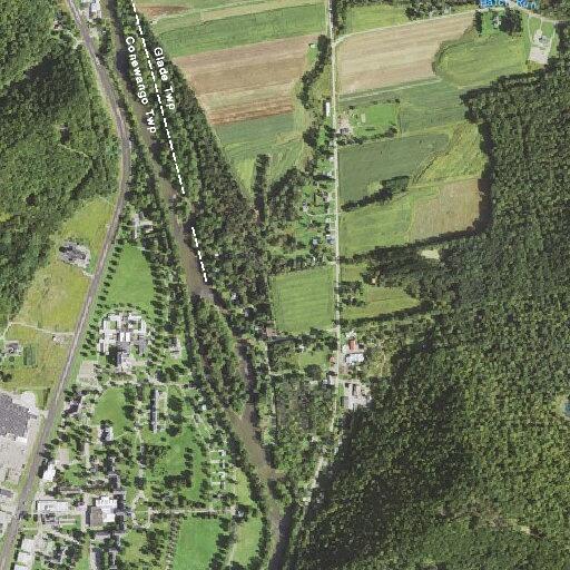 Elderly female patient falls ill near Front Street in Glade Township