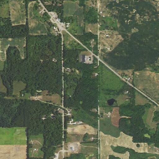 Deceased deer in northbound lane on US-127