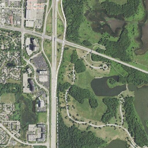 Wrong-way white SUV on Route 53 near Schaumburg