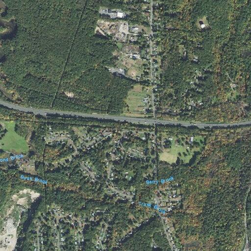 Brush burning complaint in woods on Elizabeth Ave
