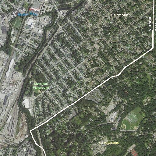 Two-car crash near Curry College with airbags deployed