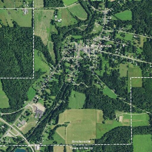 Two-car crash near Sinclairville Elementary School